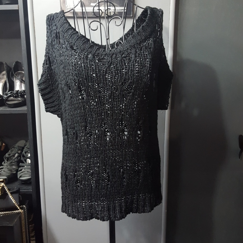 Express short sleeve sweater