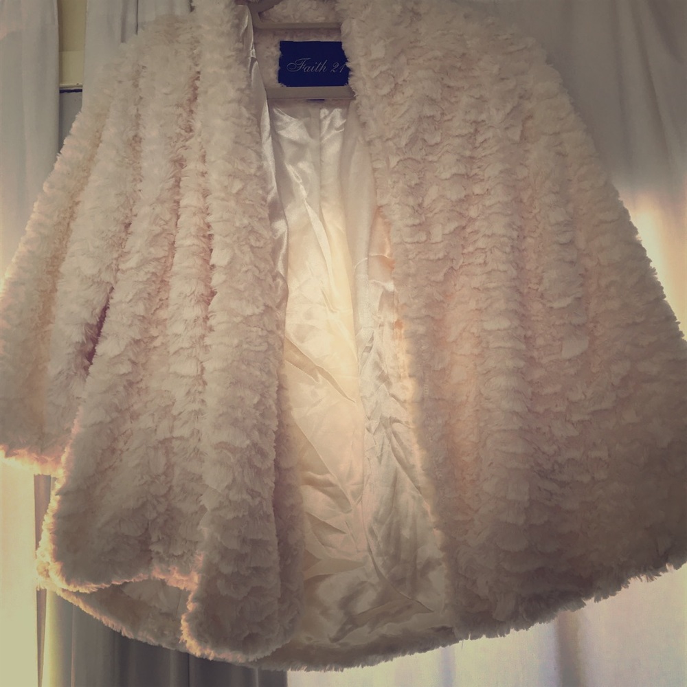 Faux fur jacket