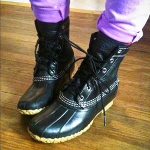 all black bean boots