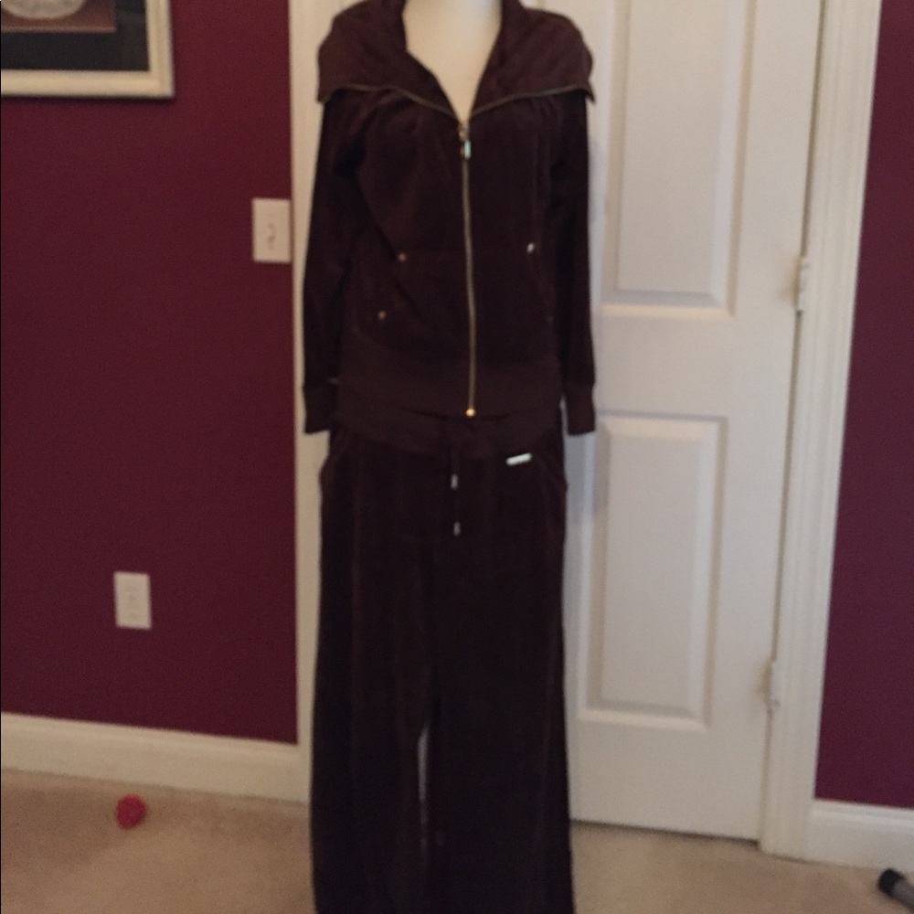 2 piece Michael Kors velour sweatsuit
