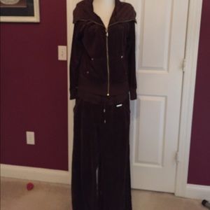 2 piece Michael Kors velour sweatsuit