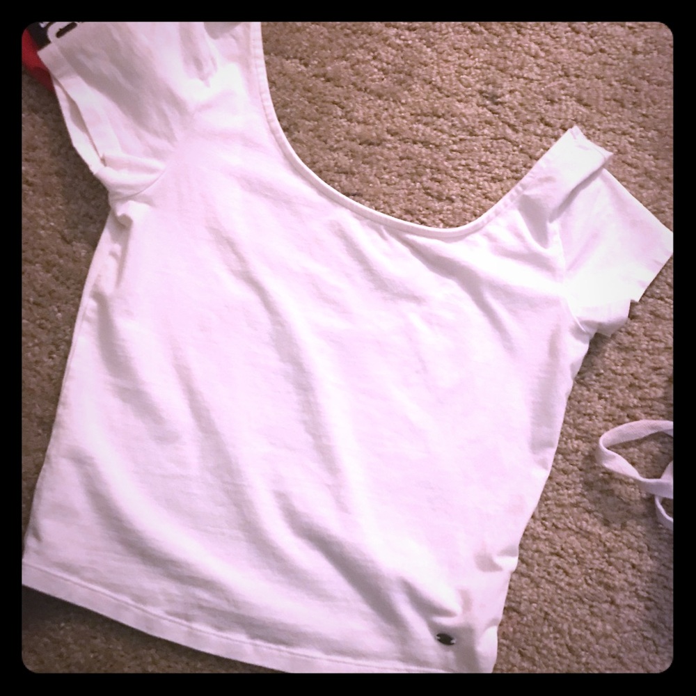 Ae crop top white