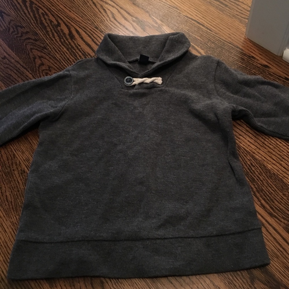 Boys Gray  Baby Gap jersey top size 4.