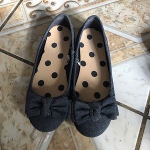 Pair of jean blue slip on