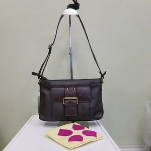 Naturalizer Leather Equestrian buckle handbag