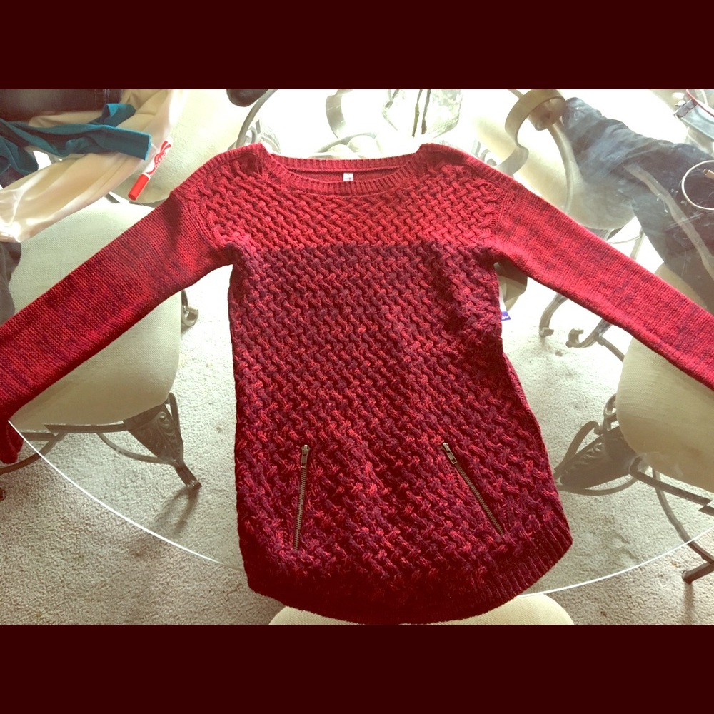 Red Knit Sweater