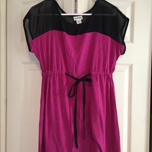 Fuchsia Maternity tunic