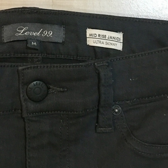 New! Anthro Level 99 Mid Rise Janice Ultra Skinny - Picture 5 of 7