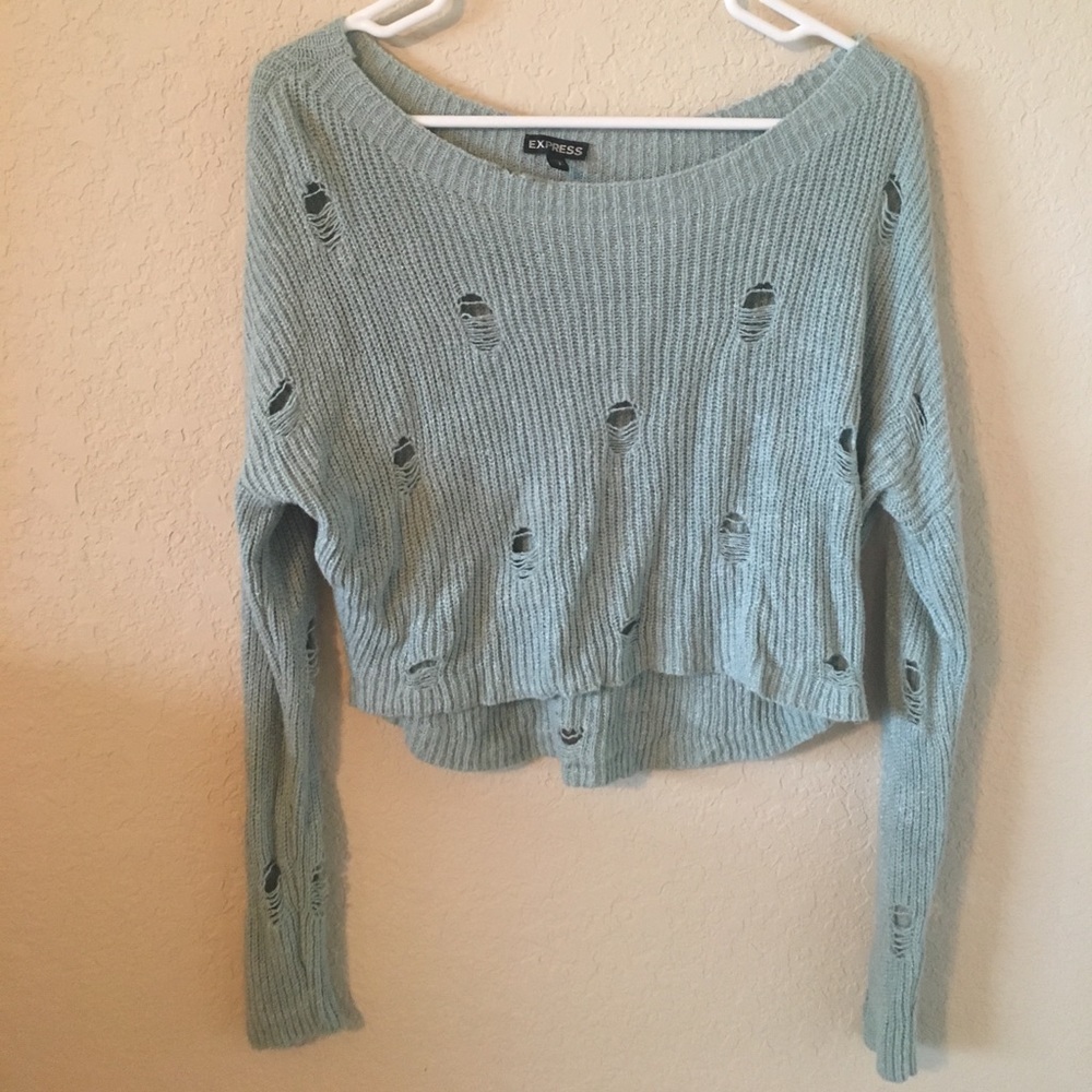 Express Crop Top Sweater