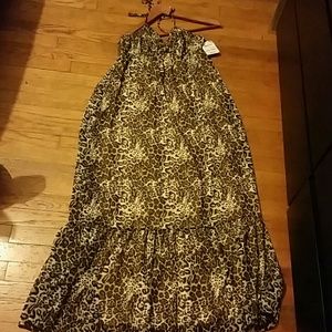 Maxi Dress Cheetah Print