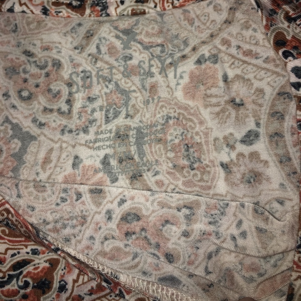 Soft American eagle patterned T - Picture 2 of 3