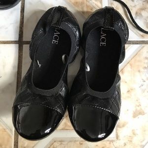 Black ballerina slip on