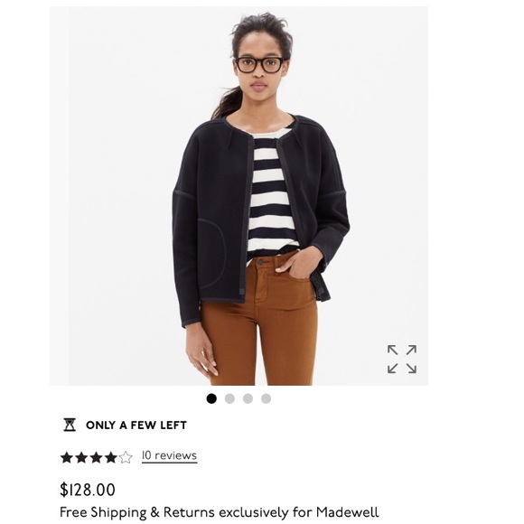 ACCEPT ANY OFFERMadewell Black the Everyday Jacket - Picture 5 of 8