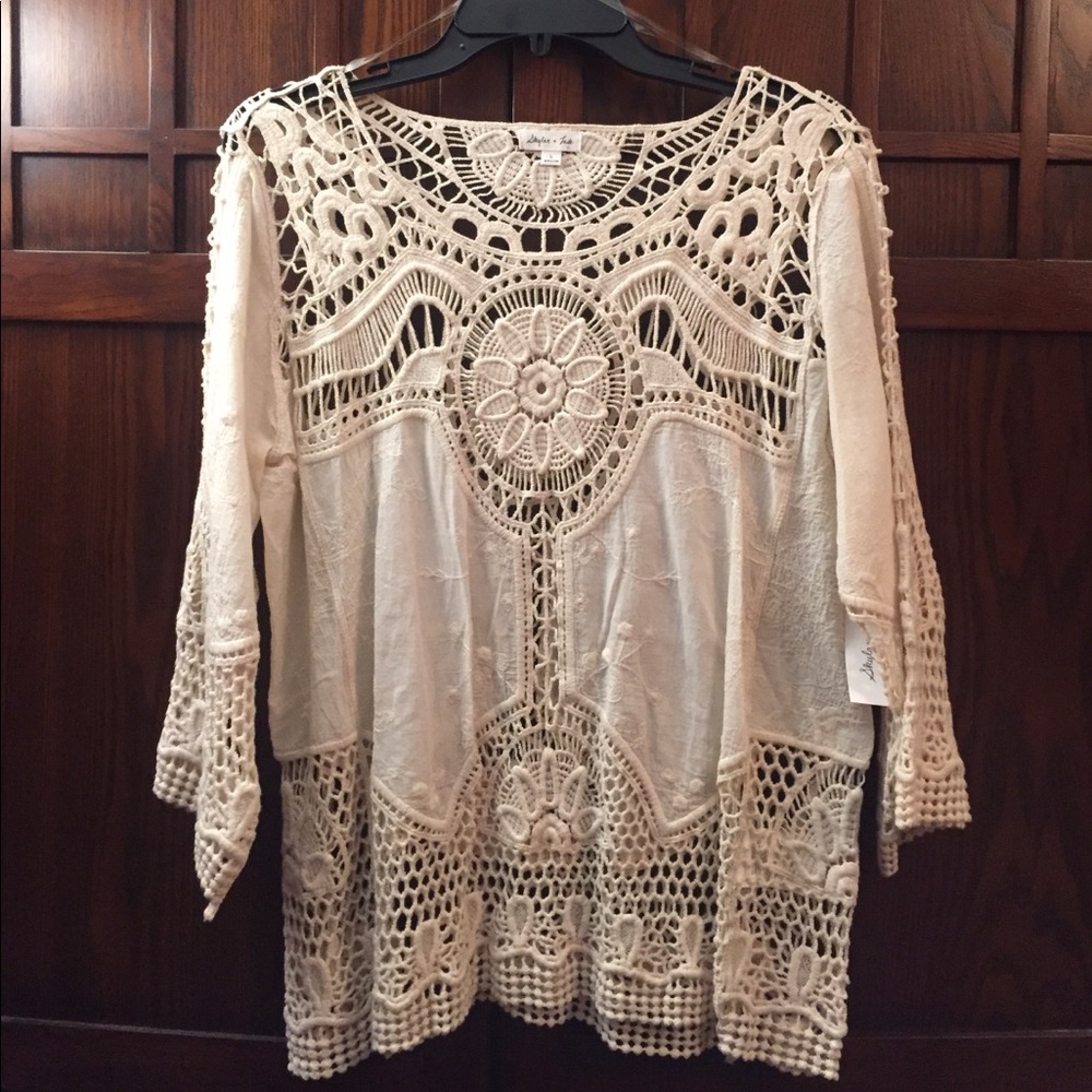 Skyler + Jade Lace Blouse