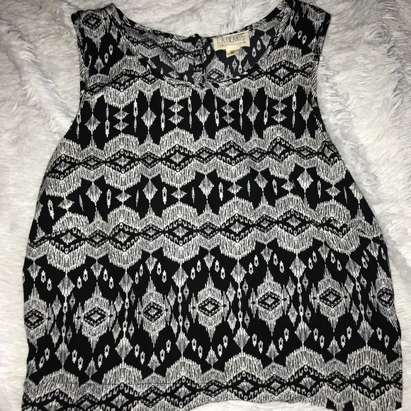 Patterned crop top - Picture 1 of 2