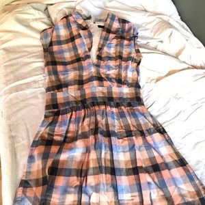 FRENCH CONNECTION PLAID DRESS