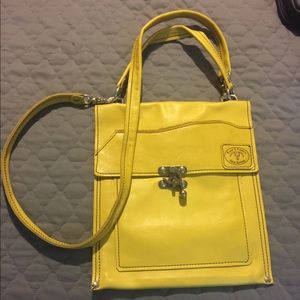 Original small genuine leather satchel