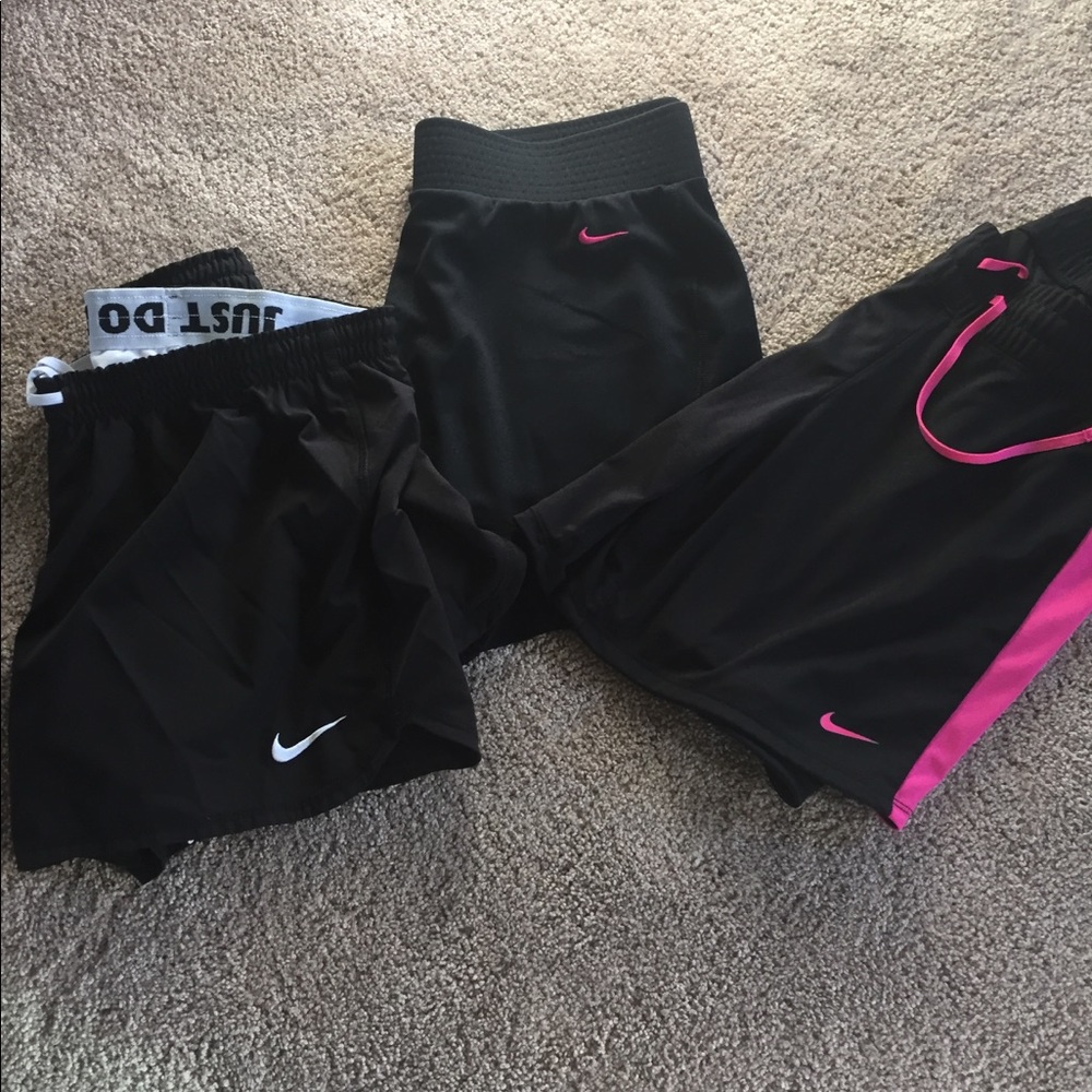 3 pairs of Nike work out shorts!!!