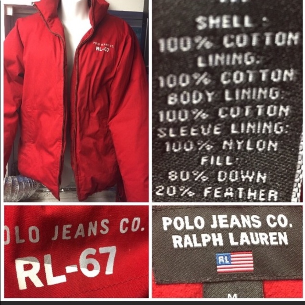 (SOLD)Polo jean co. Goose down Ralph Lauren jacket