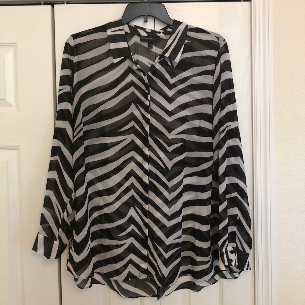 *New without Tags* Lane Bryant Sheer Blouse