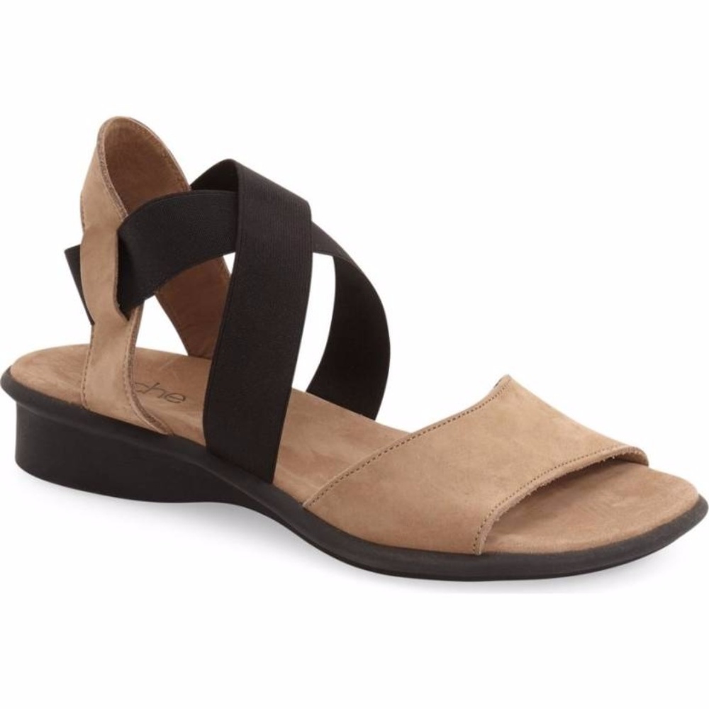 Arche Satia Sandals Beige & Black NEVER WORN!