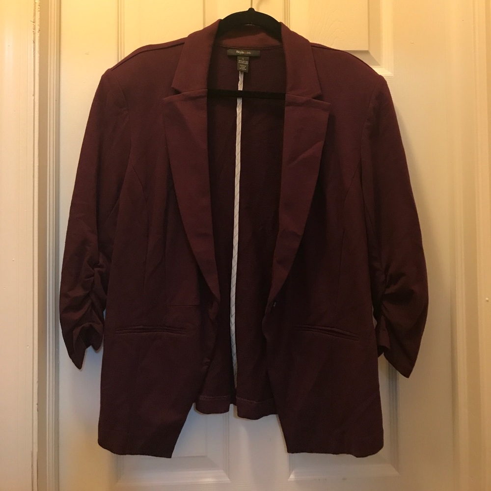 Style & Co 3/4 Sleeve Blazer