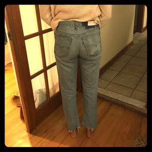 Re/done relax crop Levi's Jeans Size 24