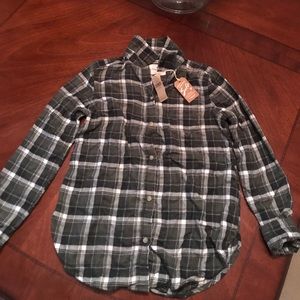 Boyfriend fit America Eagle Flannel