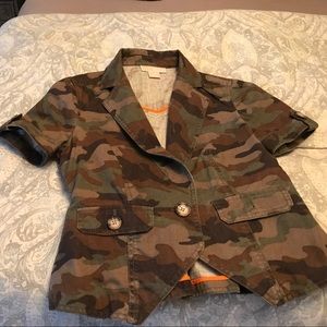 Micheal kors camo jacket size M