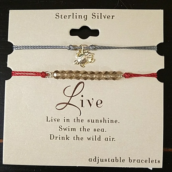 ~ Brand New ~ Turtle Adjustable Bracelets "Live" - Picture 1 of 1