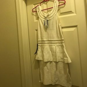 Bebe peplum dress