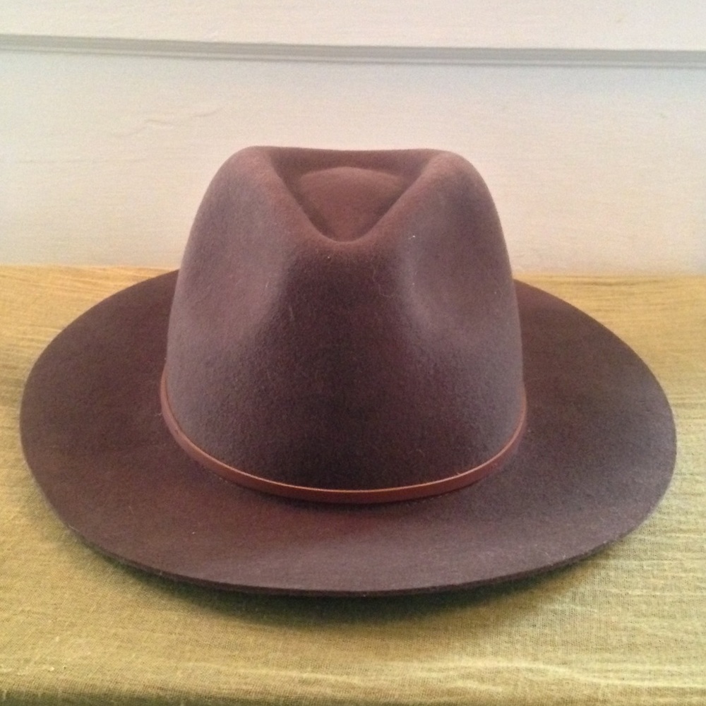 Brixton wide brim felt fedora