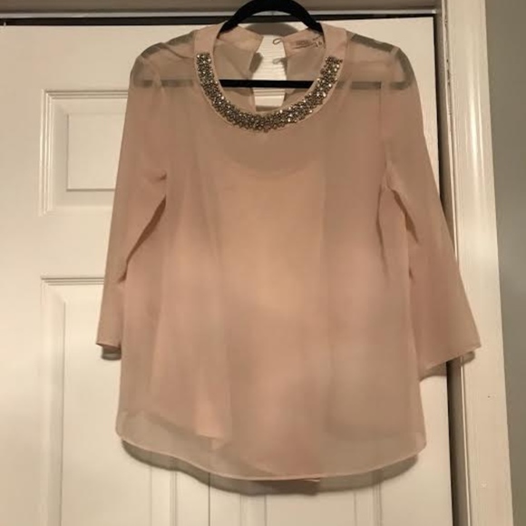 RACHEL Rachel Roy Tops - Rachel Roy beige blouse