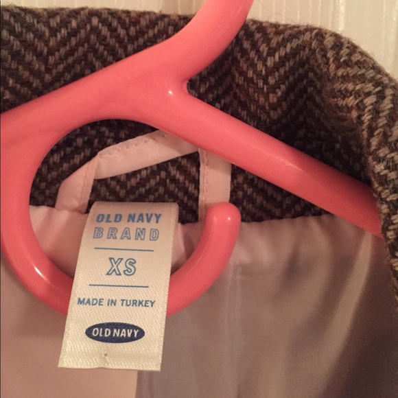 Old Navy brown and tan blazer XS - Picture 2 of 4