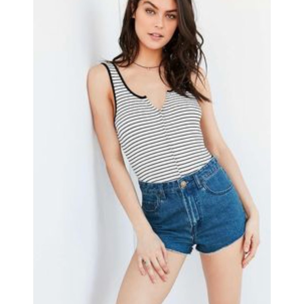 Black & White Stripped Body Suit