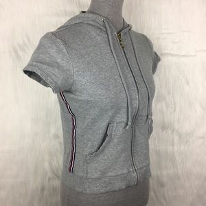 ✨90s Gloria Vanderbilt Sport Stripe Gray Jacket