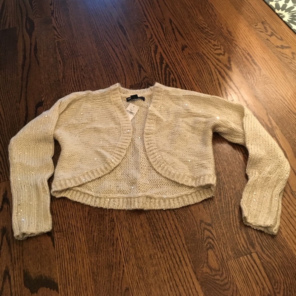 Girls Gap sequined shrug. Size 6-7.  NWT