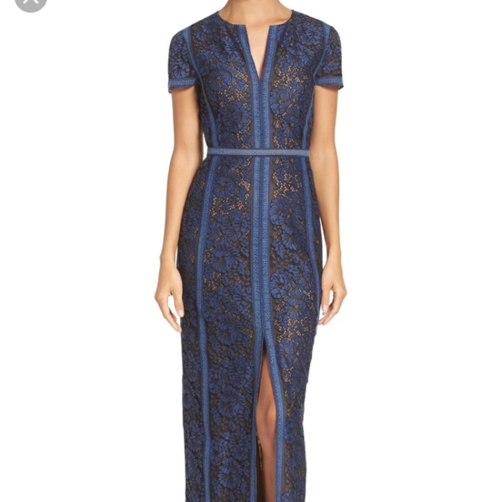 BCBG Max Azira Long Lace Dress (“Cailean”)