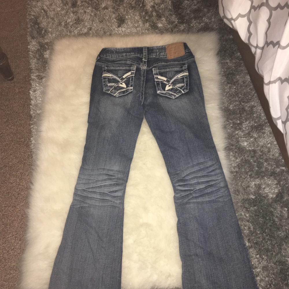Denim flare jeans juniors size 5