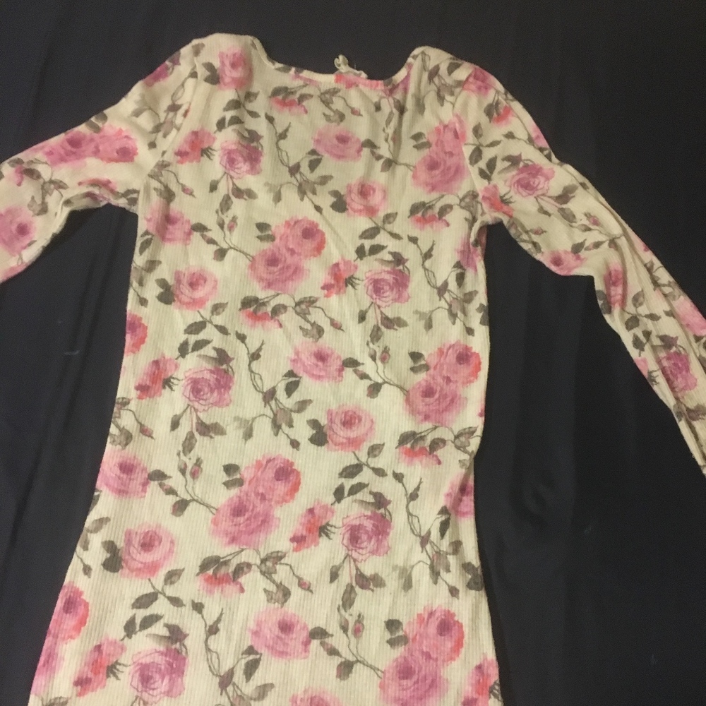 Floral long sleeve tee