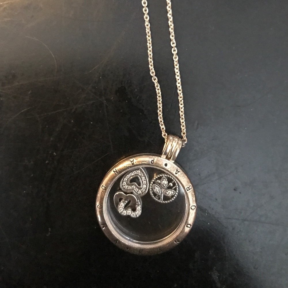 Pandora locket necklace