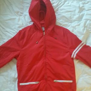 Red Gucci Nylon windbreaker