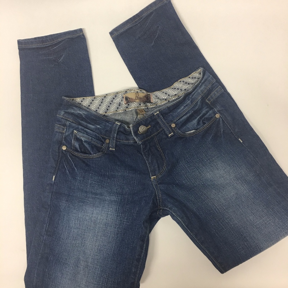 Paige Denim skinny jeans ankle cut sz 24