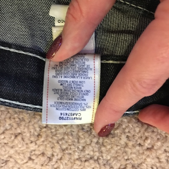 True Religion Bootcut Jeans, SZ 28 - Picture 5 of 6