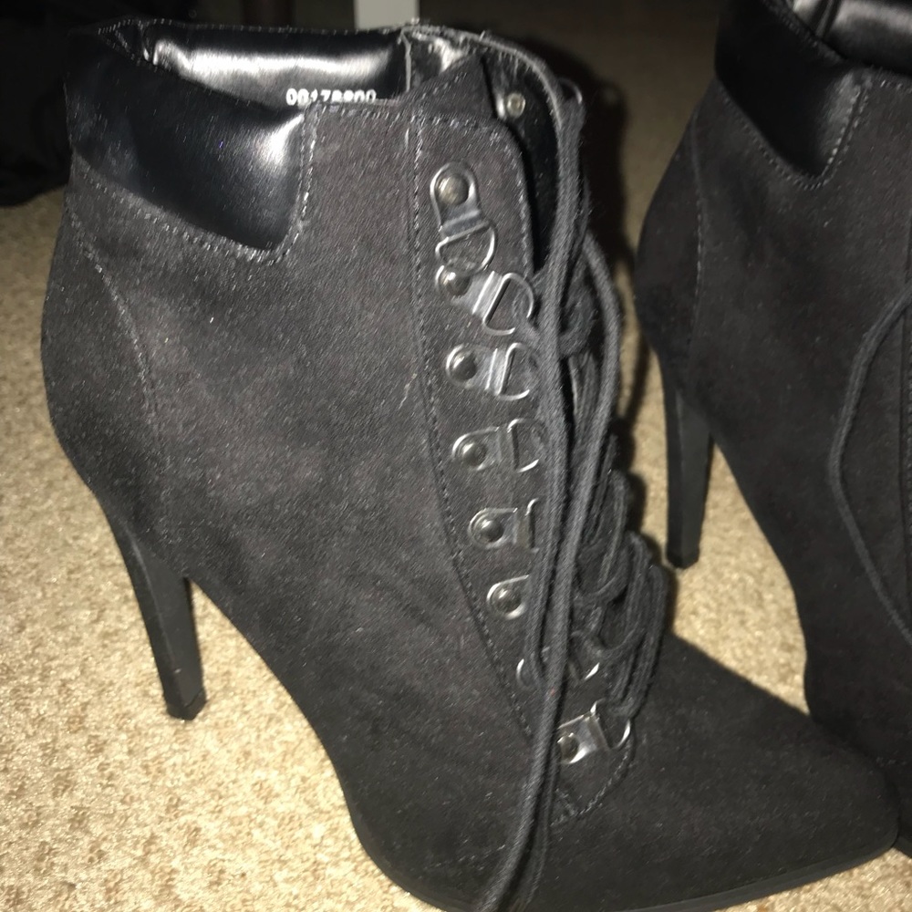 Forever 21 high heel tim/combat boot