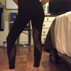 Lululemon Black Mesh Leggings