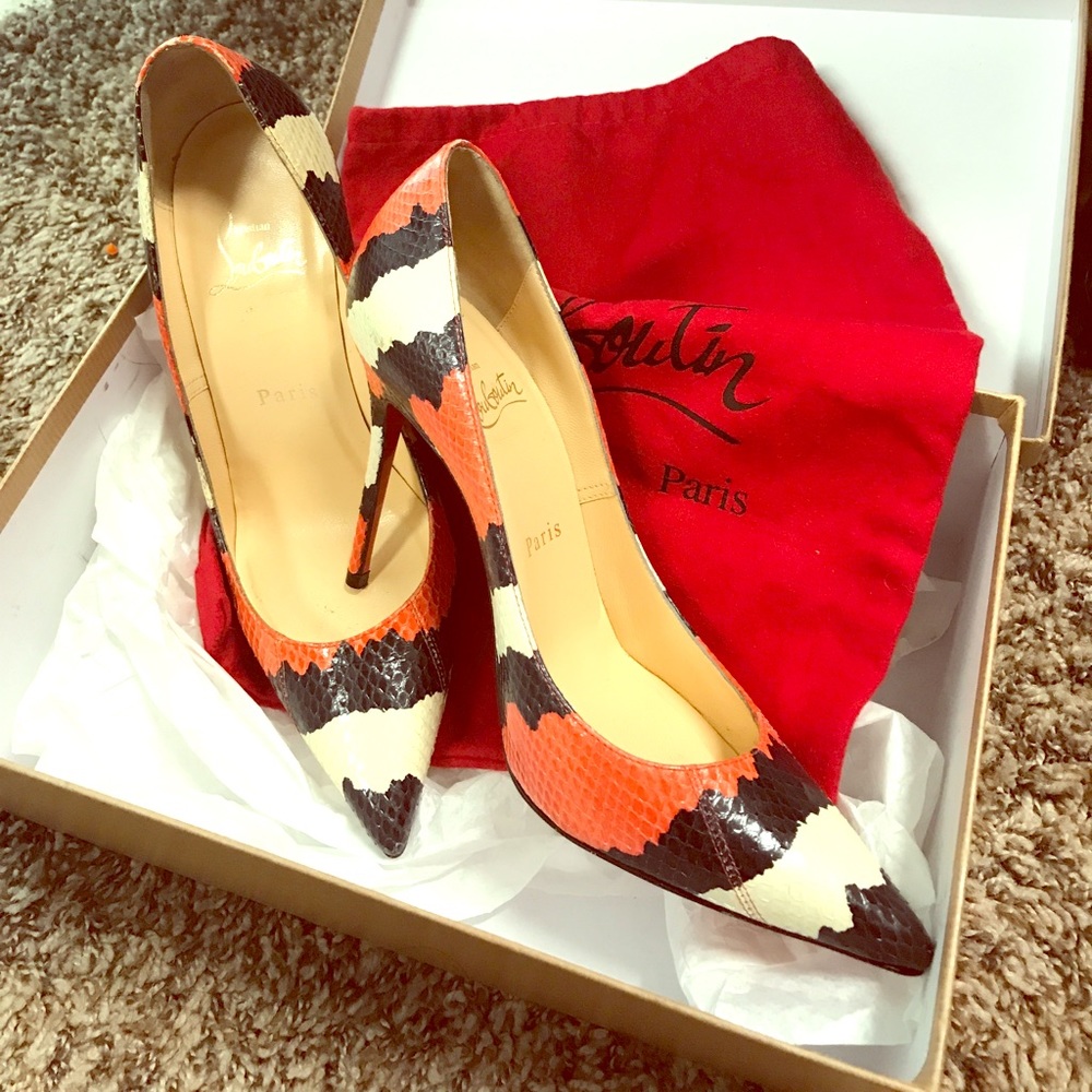 Snake skin Christian Louboutins 👠