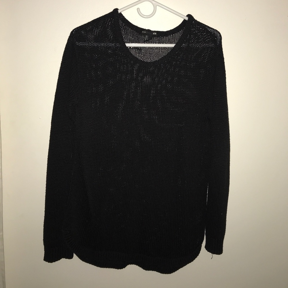 Basic black sweater