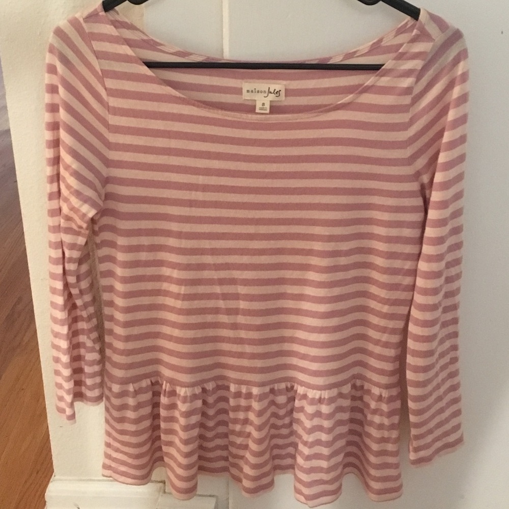 Size small delicate pink Maison Jules shirt