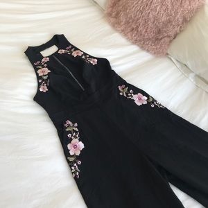 Bebe Wide Leg Jumpsuit